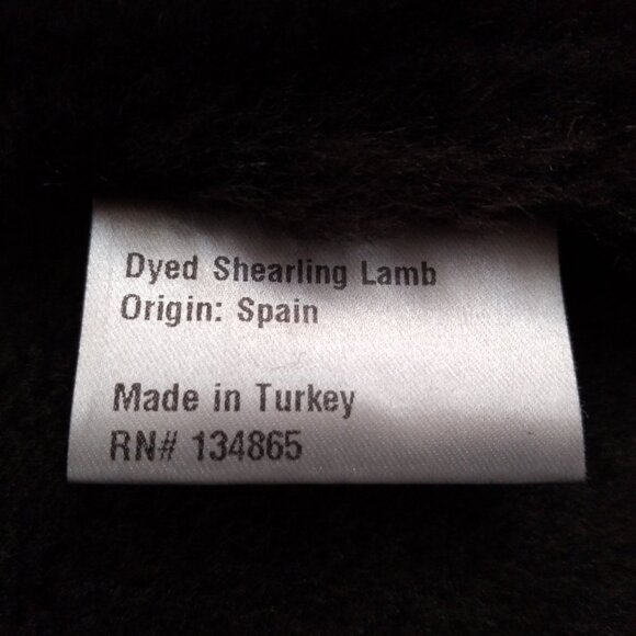 NWOT The Fur Vault Men's Brown Shearling Coat Size Medium - Picture 10 of 12